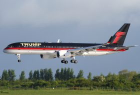 Частният самолет на Доналд Тръмп